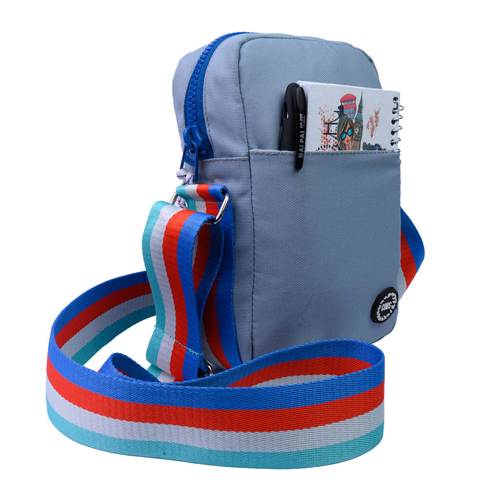 Grey Cross Body Bag