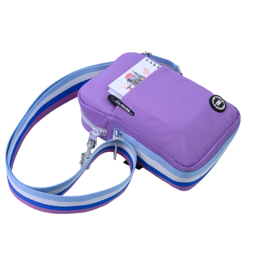 Lilac/grey Cross Body Bag