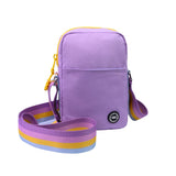 Lilac/Yellow Crossbody Bag