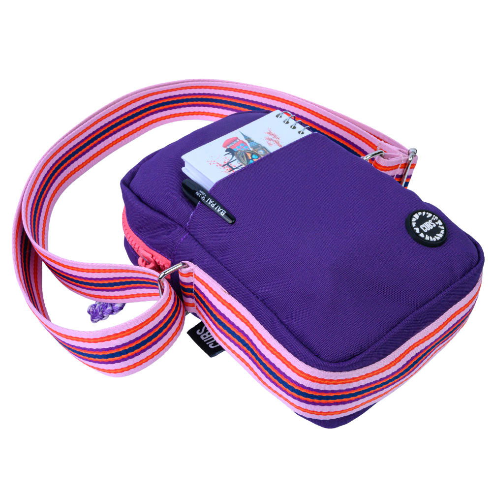 Purple/Fushia Cross Body Bag