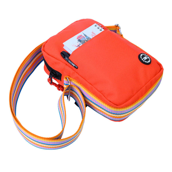 Red/Navy Cross Body Bag