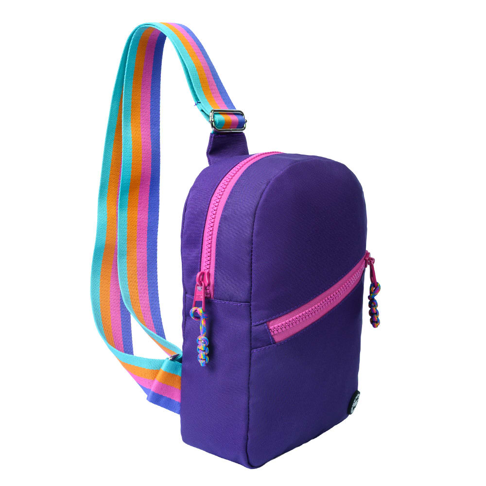 Purple Sling Front Zipper