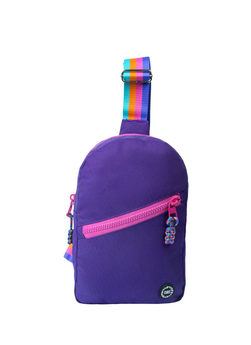 Purple Sling Front Zipper