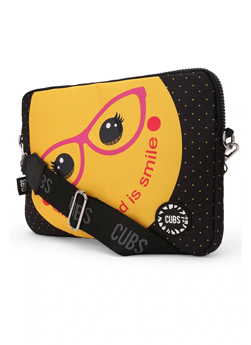 All We Need Is Smile Laptop Bag With Strap 15 Inch