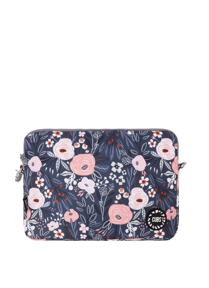 Blooming Flowers Rose Laptop Bag With Strap 15 Inch