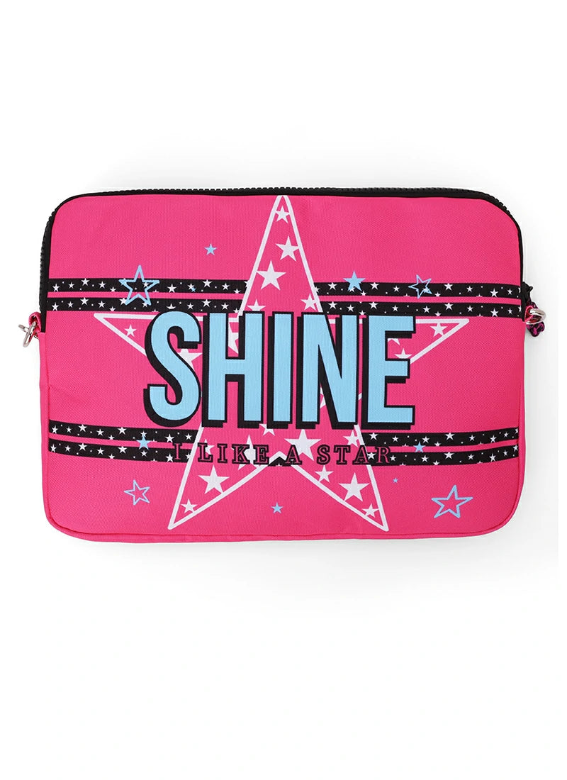Shine Like A Star Laptop Bag With Strap 13 Inch
