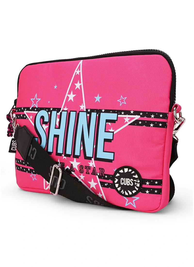 Shine Like A Star Laptop Bag With Strap 13 Inch