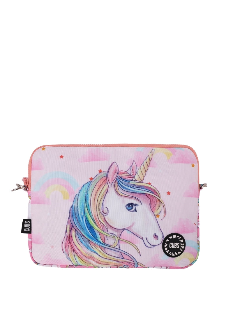 Rainbow Unicorn Laptop Bag With Strap 15 Inch