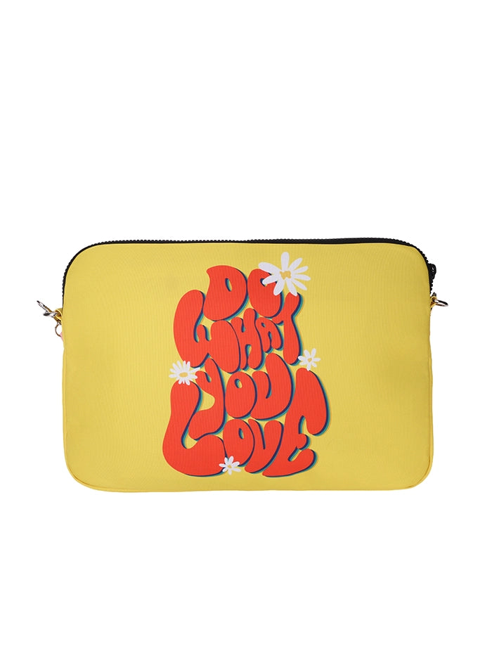 Do what you love  Laptop Bag with strap 15 Inch