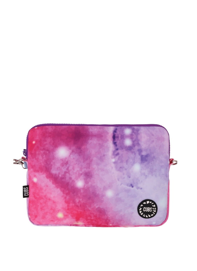 Pink Galaxy  Laptop Bag with strap 15 Inch