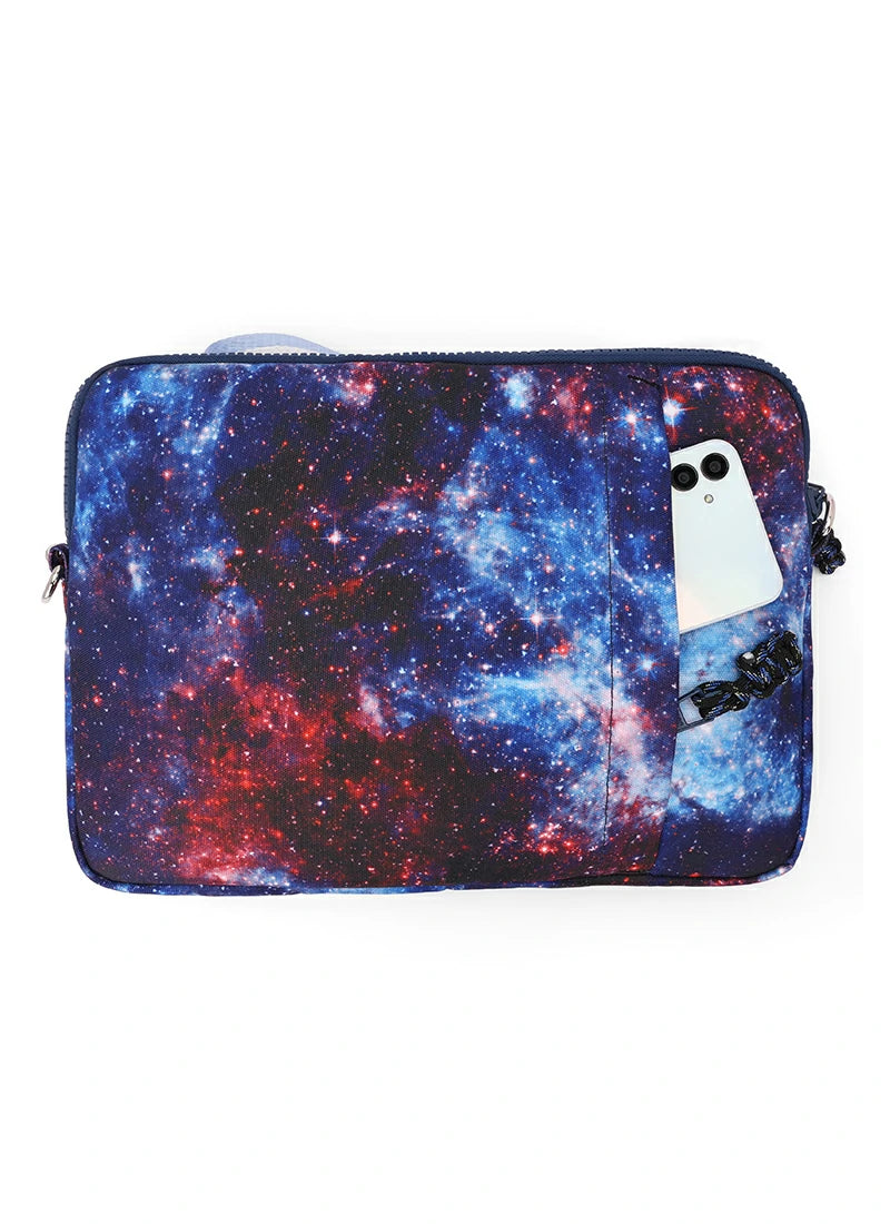 Dark Night Galaxy Laptop Bag With Strap 15 Inch