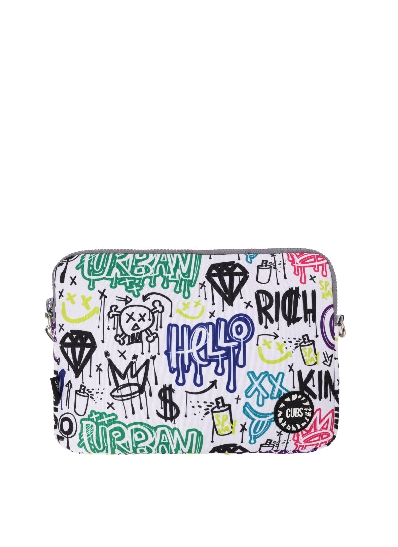 Cool King Graffiti Laptop Bag With Strap 15 Inch