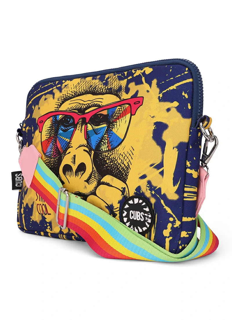 Grumpy Monkey Laptop Bag With Strap 15 Inch