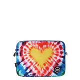 حقيبة لابتوب "My Heart Is Tie Dye" مع حزام قياس 13 إنش