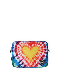 My Heart Is Tie Dye Laptop Bag With Strap 13 Inch