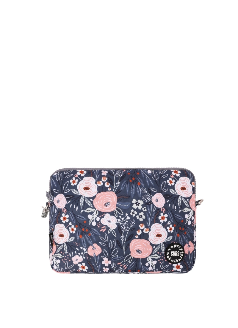 Blooming Flowers Rose Laptop Bag With Strap 13 Inch