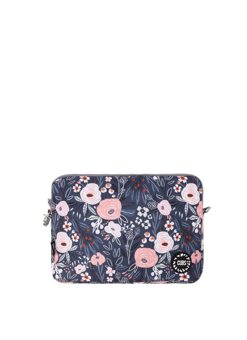 Blooming Flowers Rose Laptop Bag With Strap 13 Inch