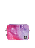 Pink Galaxy Laptop Bag with strap 13 Inch