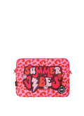 Summer Vibes Leopard Laptop Bag With Strap 13 Inch