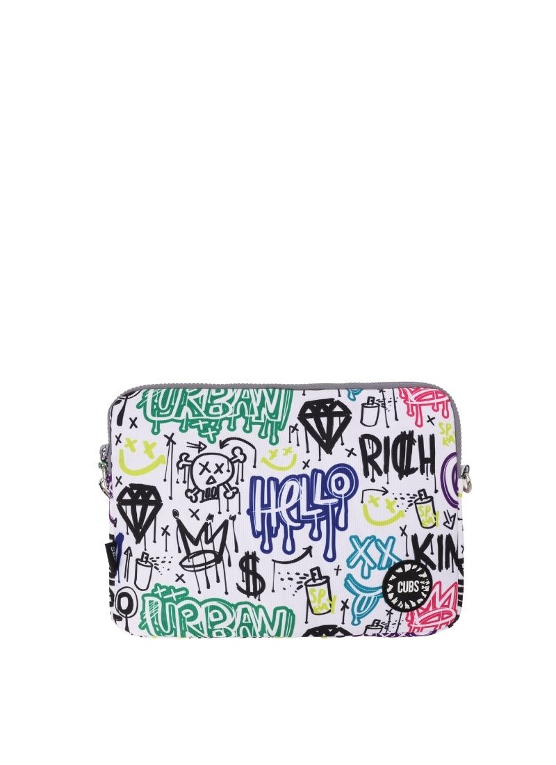 Cool King Graffiti Laptop Bag With Strap 13 Inch