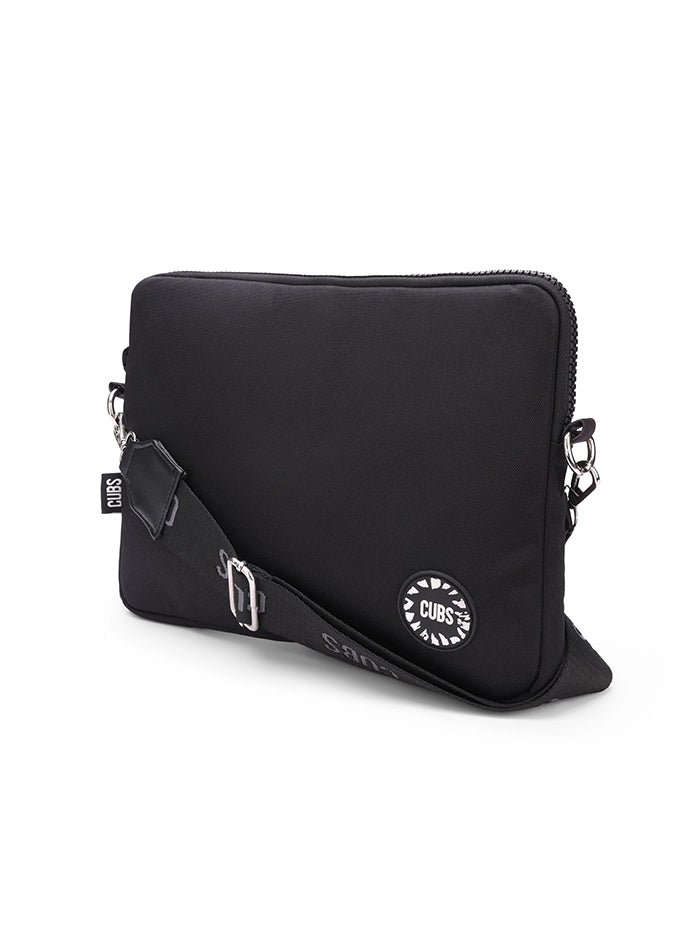 All Black Laptop Bag With Strap 15 Inch