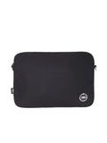 All Black Laptop Bag With Strap 13 Inch