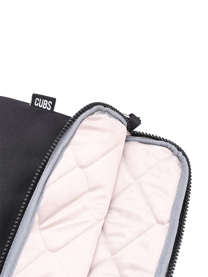 All Black Laptop Bag With Strap 13 Inch