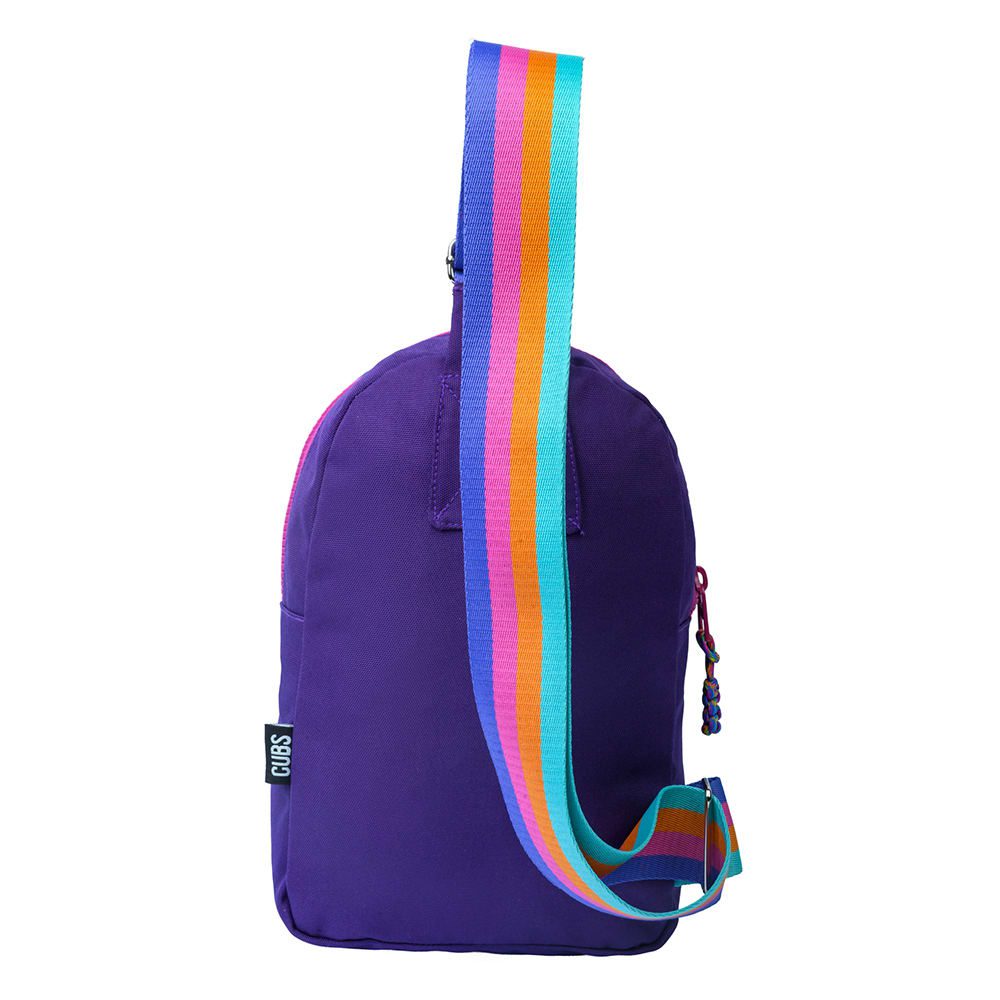 Purple Sling Bag Front Pocket