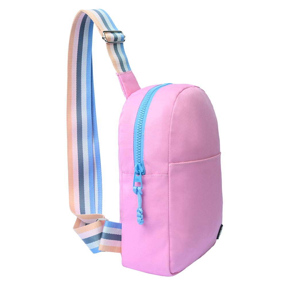 Light Pink Sling Bag Front Pocket