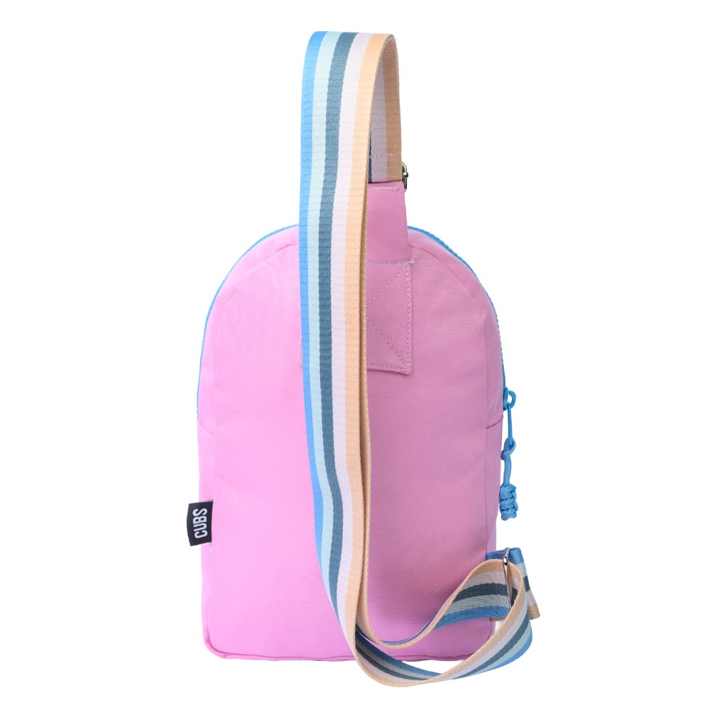 Light Pink Sling Bag Front Pocket