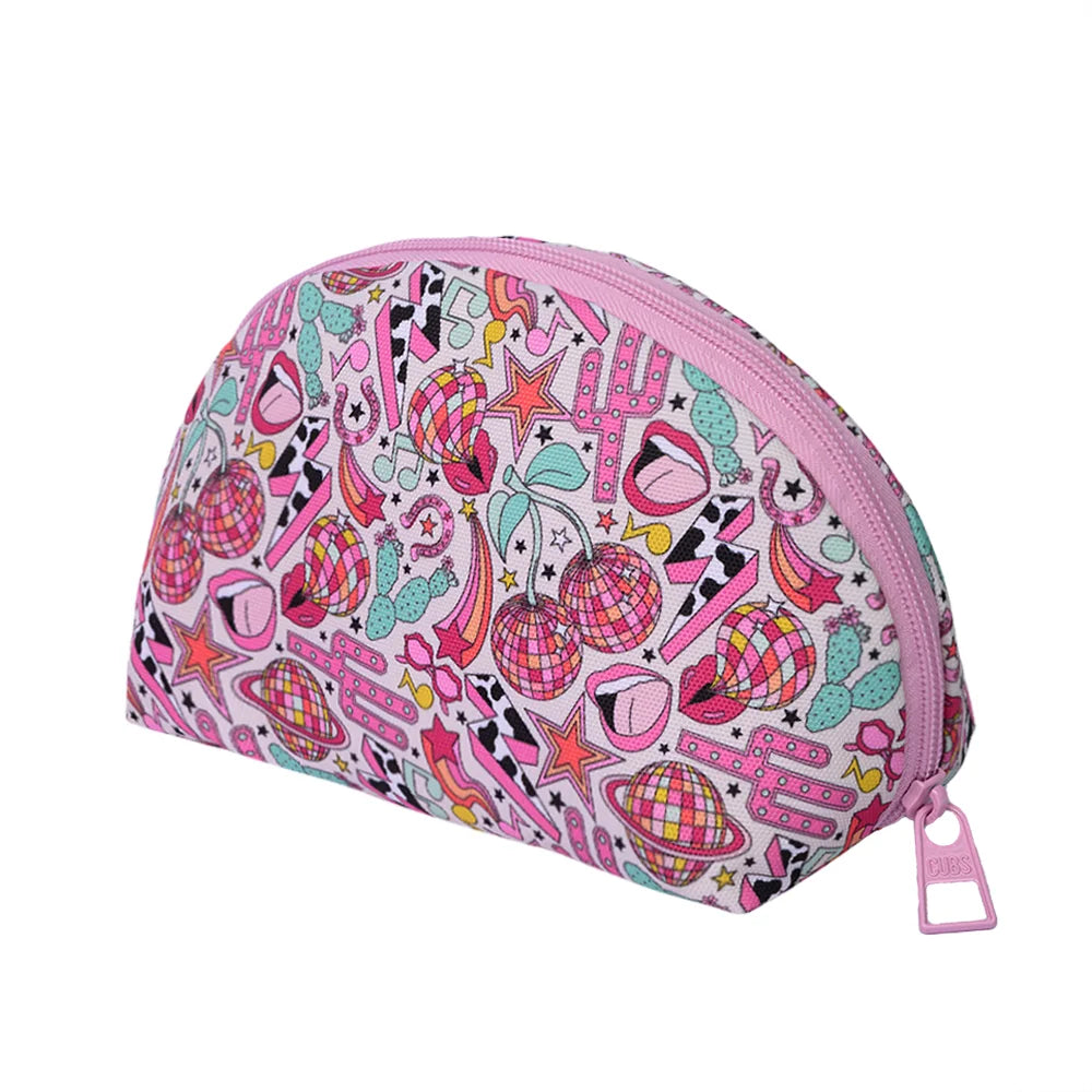 Disco Rodeo Make-Up Round Bags
