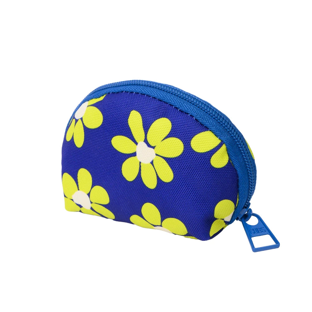 Retro Flowers Make-Up Round Bags