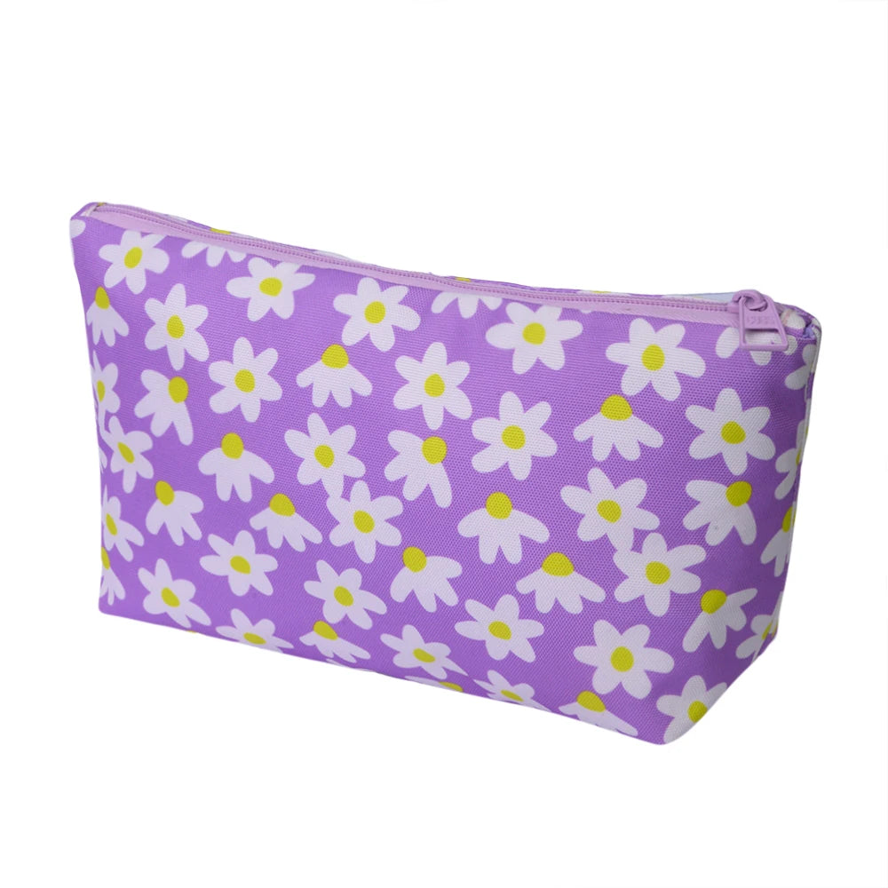 Lilac & Yellow Make-Up Rectangular Bags