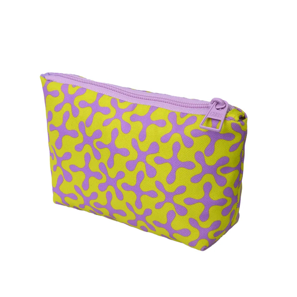 Lilac & Yellow Make-Up Rectangular Bags