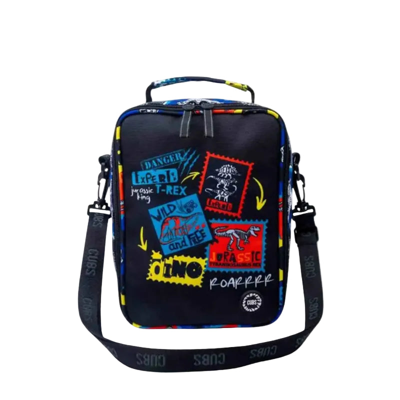 Navy T-Rex Senior Lunch bag