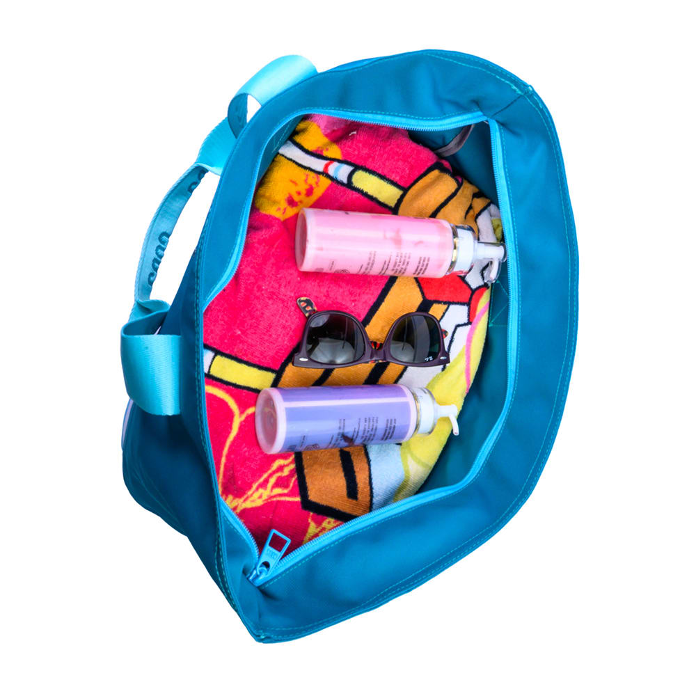 Turqoise Stripes Cooler Tote