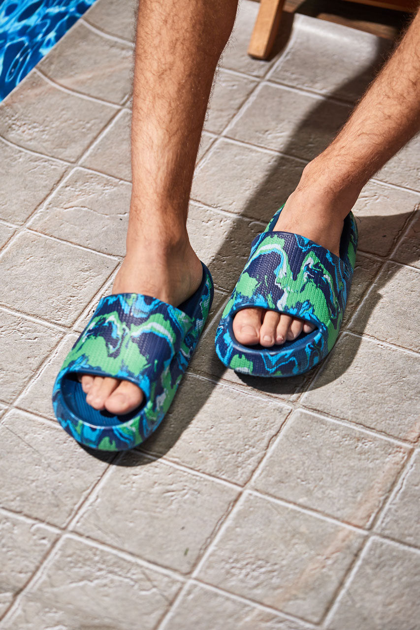 Blue/Green Psychedelic Eva Virgo Boys/Men