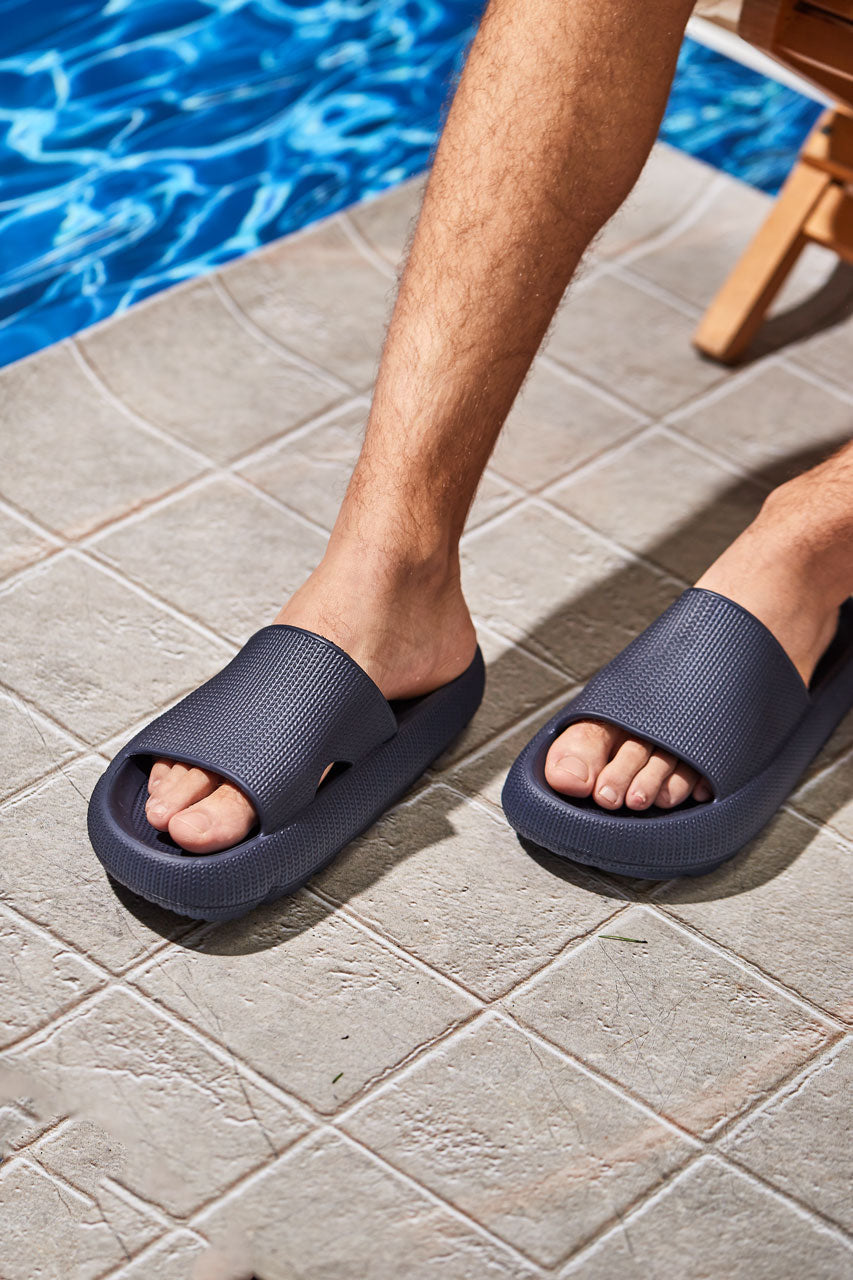 Navy Eva Virgo Unisex Slide