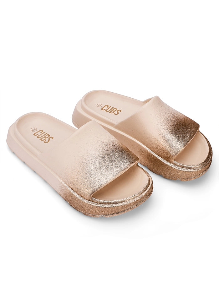 Glitter Gold Chunk Slide