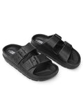 Glowy Black Safari Slide Women