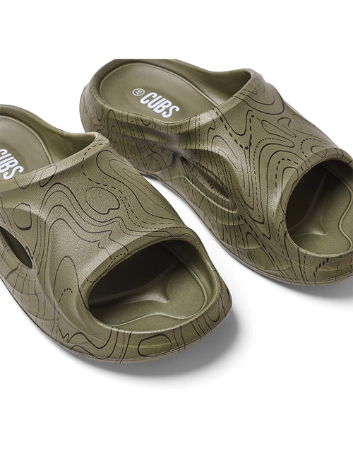 Army Green Bubble Walk Slide