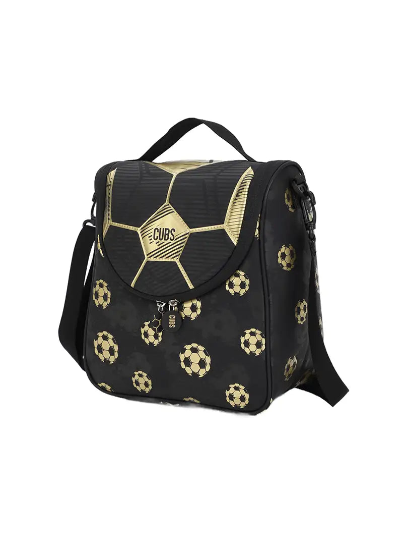 Golden Football Mega Sized Junior 3D Lunch Bag