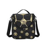 Golden Football Mega Sized Junior 3D Lunch Bag