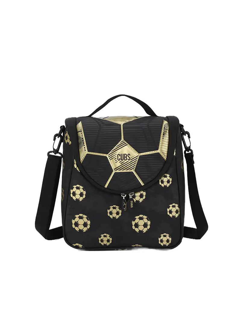 Golden Football Mega Sized Junior 3D Lunch Bag