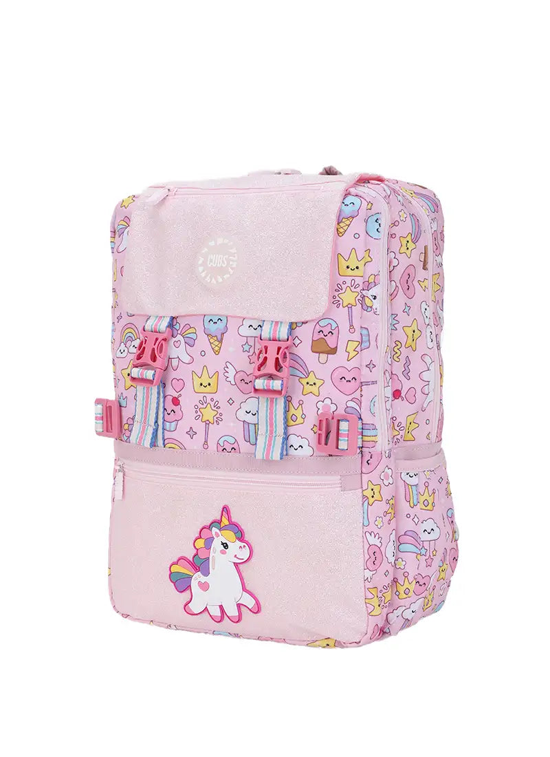 Pinkish Unicorn Clip&Go Backpack