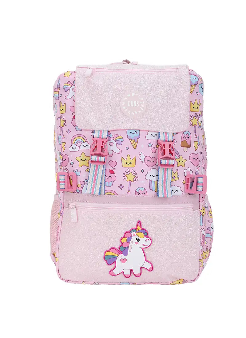 Pinkish Unicorn Clip&Go Backpack