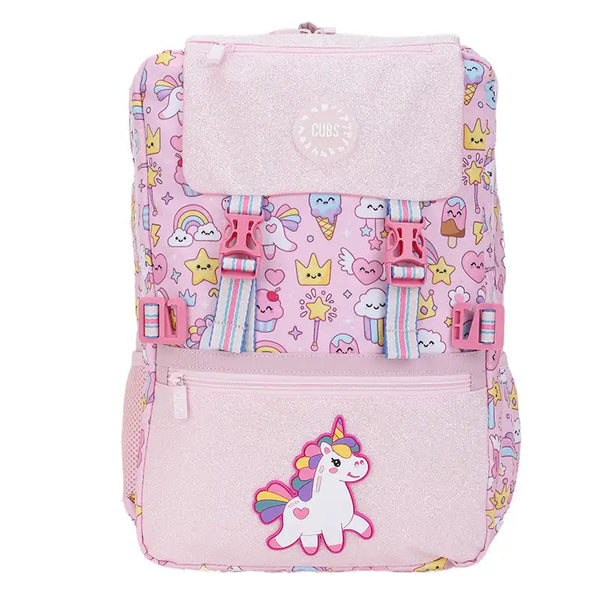 Pinkish Unicorn Clip&Go Backpack
