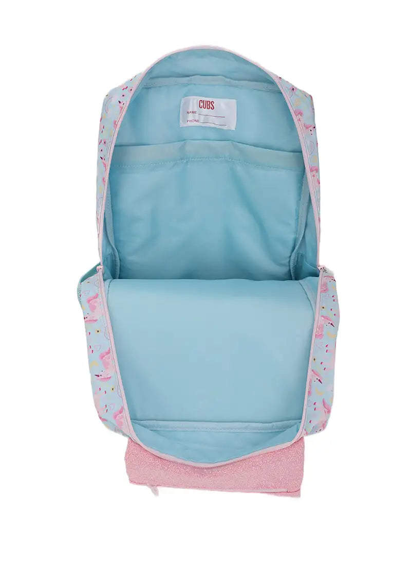 Baby Blue Unicorn Clip&Go Backpack