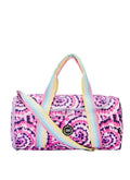 Very Lilac Tie Dye Duffel Bag one Side Pocket