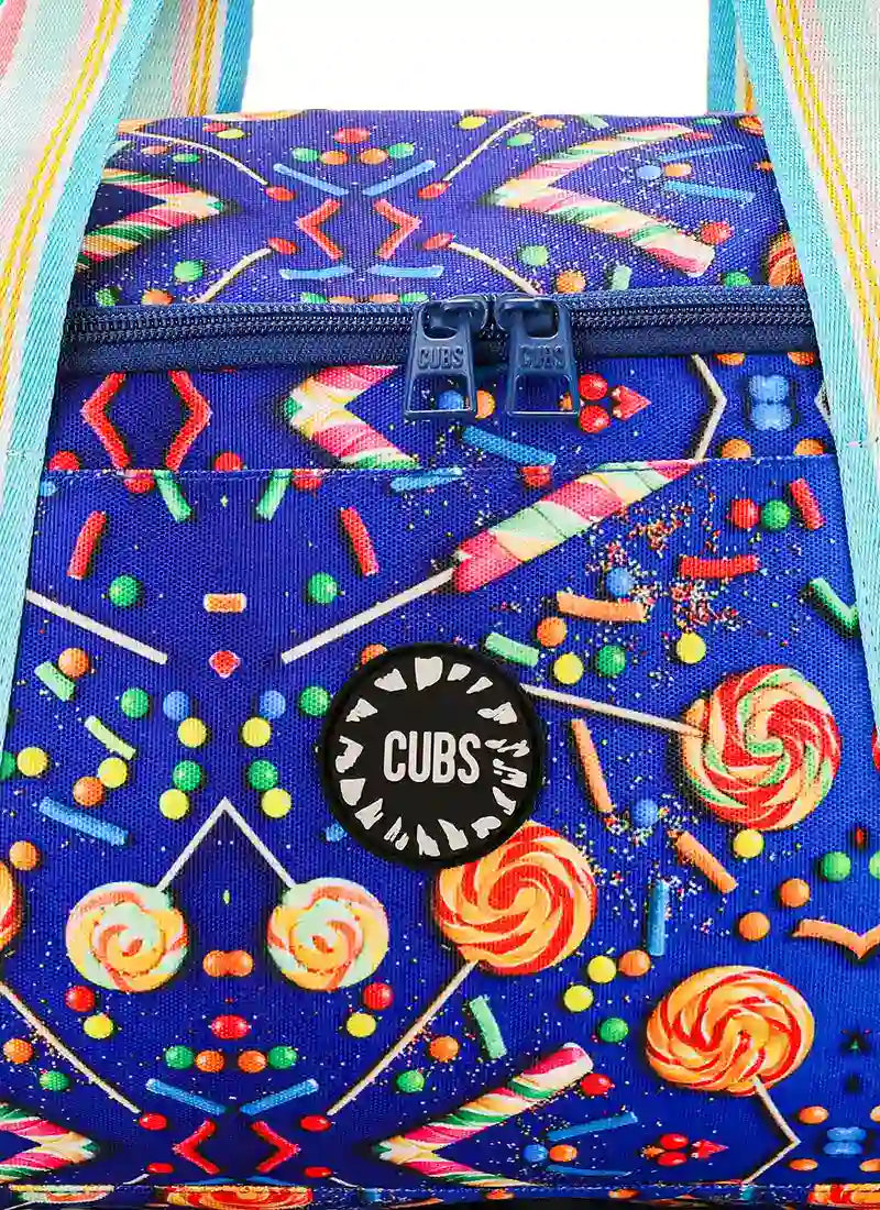 Sugar Rush Candy Duffel Bag one Side Pocket